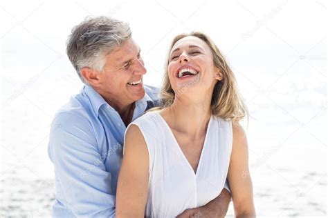 Happy Couple Laughing Together — Stock Photo © Wavebreakmedia 73284495