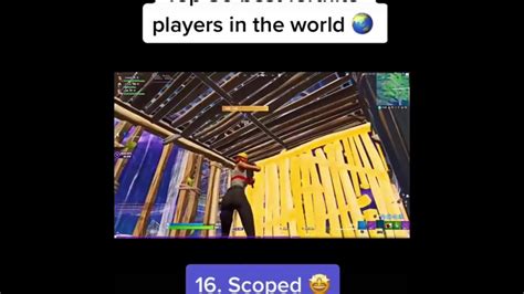Top 50 Fortnite Players In The World Scoped Youtube