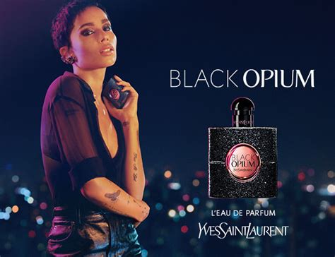 Zoë Kravitz Nouvelle égérie Du Black Opium Dyves Saint Laurent