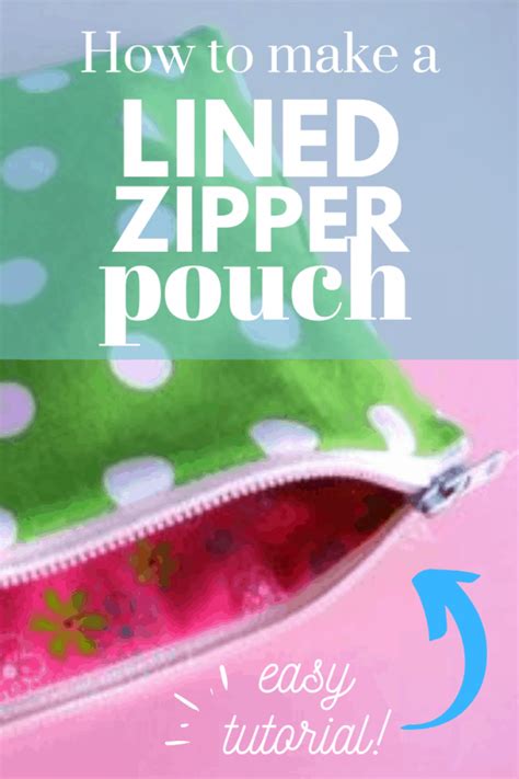 How To Make A Lined Zippered Pouch Tutorial Skip To My Lou