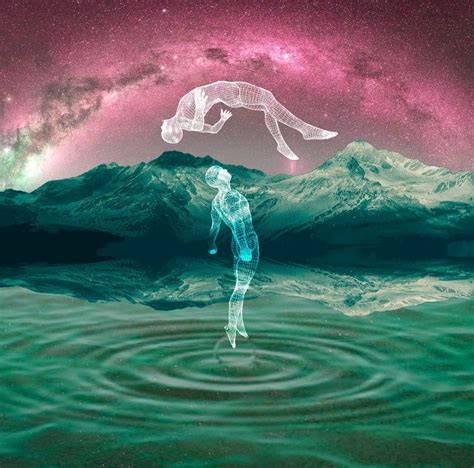 Digital Transcendence Consciousness Art Spiritual Artwork Surreal Art