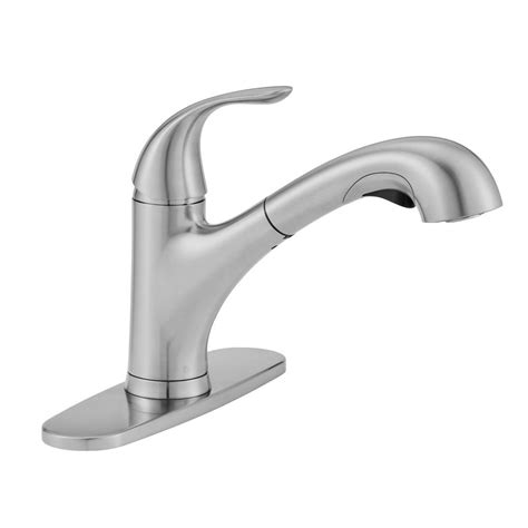 Glacier Bay Single Handle Standard Kitchen Faucet Wwhite Side Sprayer