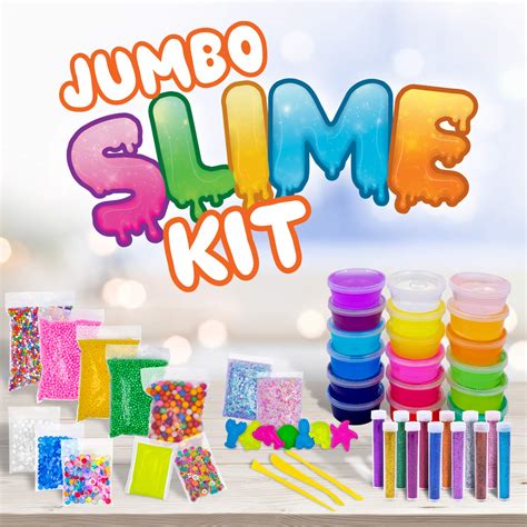 Diy Slime Kit Toy For Kids Girls Boys Ages 5 12 Glow In The Dark