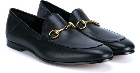 Gucci Horsebit Leather Loafers In Black For Men Lyst Uk