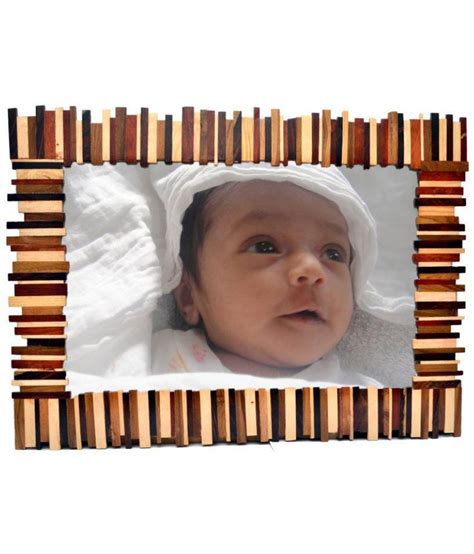Just Frames Wood Wall Hanging Multicolour Single Photo Frame Pack Of