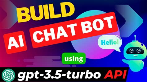 Build Ai Chat Bot Using Chatgpt Api Gpt Turbo Chatgpt Openai