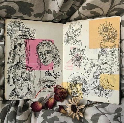 Рисунки в скетчбуке Book Art Gcse Art Sketchbook Art Diary