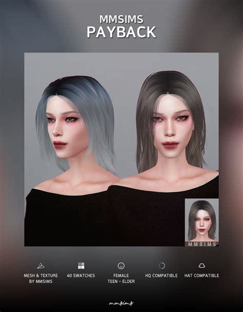 Hair Payback From Mmsims Sims 4 Downloads