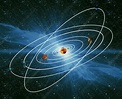 Artwork of the orbits of the planets - Stock Image - R300/0119 ...