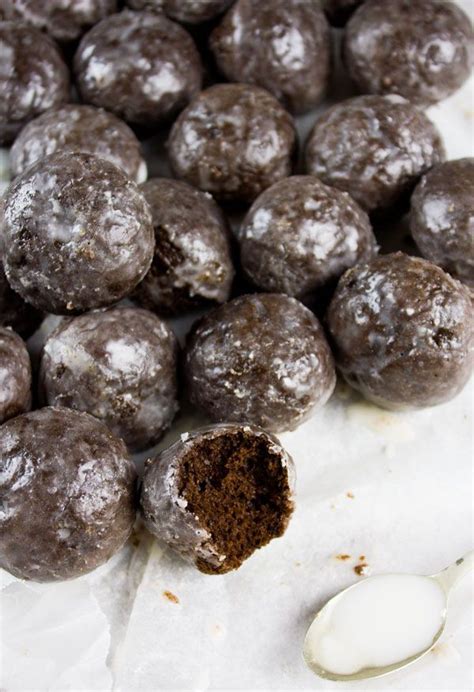 Caramel Spiked Chocolate Donut Holes The Best Baked Donut Holes You Ll Ever Make Tende