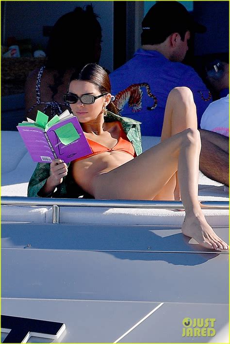 Kendall Jenner Wears Orange Bikini During Boat Outing Photo 1276921