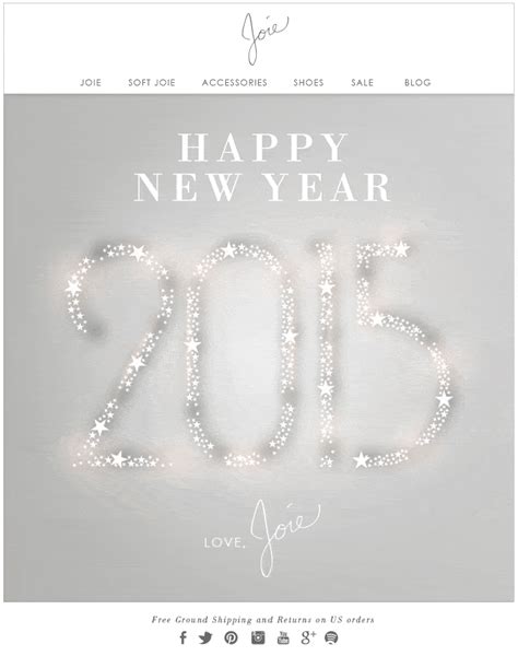 Guide To New Year Email Newsletters With Examples Pixel Lyft