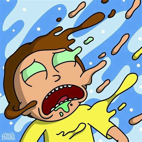 Morty Smith Rick And Morty Drawing Cute Canvas Paintings Cartoon
