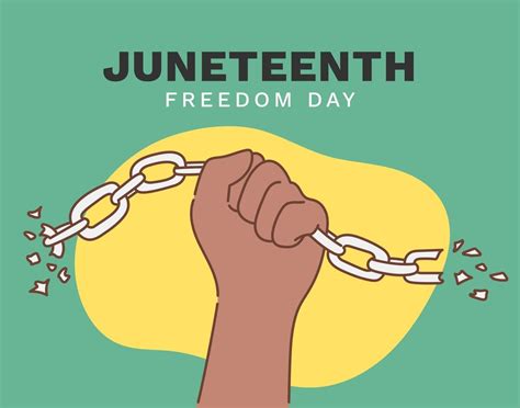 Juneteenth Independence Day Freedom Or Emancipation Day Annual American