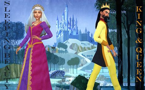 Stardust Sims 4 — Sleeping Beauty King Stefan And Queen Leah First