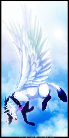 Images cute anime wolf girl. Anime White Wolf with Wings | The Aurora Nights Pack - The ...