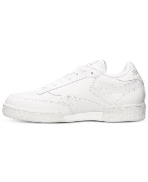 Reebok Men S Club C Extra Wide E Casual Sneakers From Finish Line In White For Men Lyst