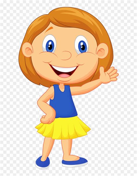 Girl Waving Hello Clipart Free Transparent Png Clipart Images Download