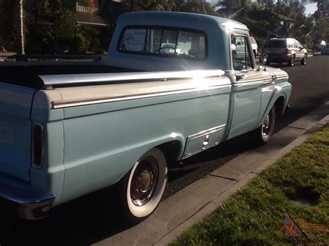 1964 Ford Custom Cab Truck Two Tone 292 Y Block 3speed With Od Show Car