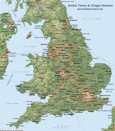 Map Of England England Map Physical Map England
