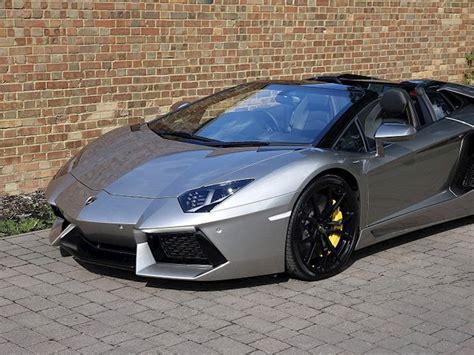 The aventador is not the fastest or the priciest. 2014 Used Lamborghini Aventador LP 700-4 Roadster | Grigio ...