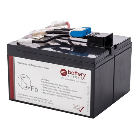 Battery Kit For Apc Smart Ups 750 Replaces Apc Rbc48