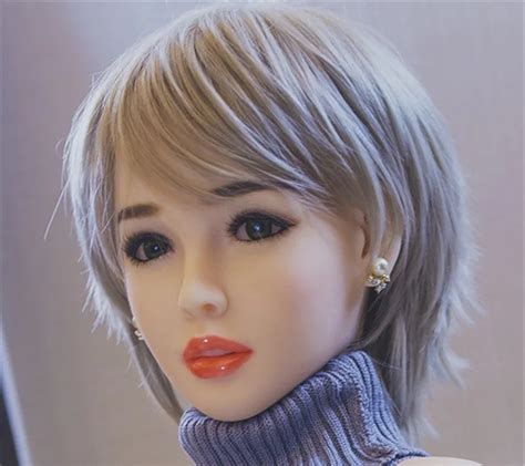 Newest Silicone Love Doll Heads Solid Oral Sex Doll Head For Men Oral Depth 13cm Tpe Dolls Head