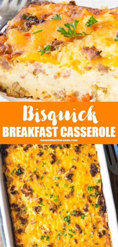 Bisquick Breakfast Casserole Pre Time Mins Recipe Breakfast