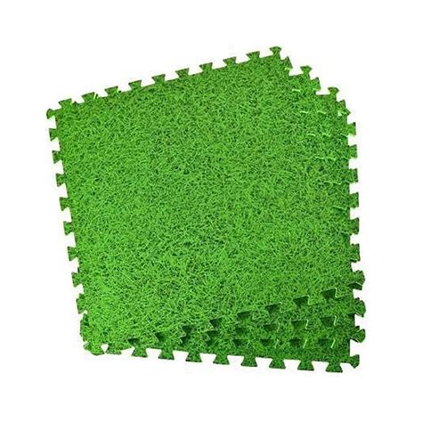 Wadan 4pc 60x60cm Grass Effect Interlocking Eva Floor Tiles 16 Sq Ft