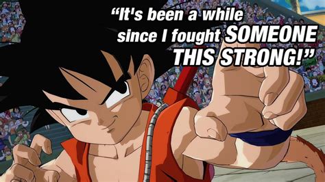 Dragon Ball Fighterz All Kid Goku Unique Quotes Interactions