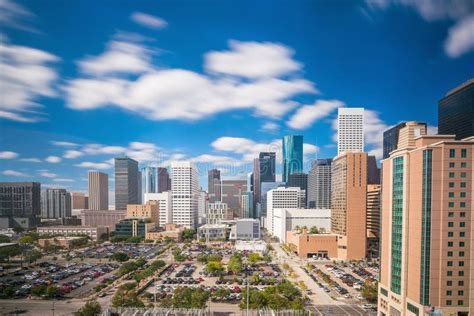 Downtown Houston Skyline Stock Photo Image Of Business 84578000