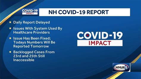 Daily Nh Covid 19 Update From State Health Officials Delayed Tuesday