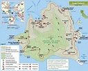 Angel Island map, another version. | State parks, San francisco travel ...