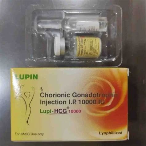 Hcg 10000 Iu Chorionic Gonadotropin Injections Packaging Size 1x1 Dose Hcg 10000iu At Rs 560