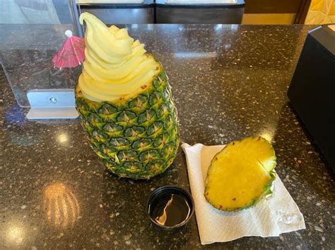 Review Eat A Pineapple Full Of Dole Whip And Coconut Rum With The