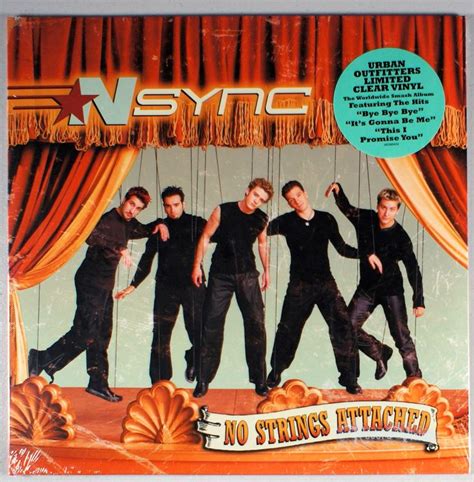Nsync No Strings Attached 2000 Sealed 2018 Limited Clear Colored Vinyl
