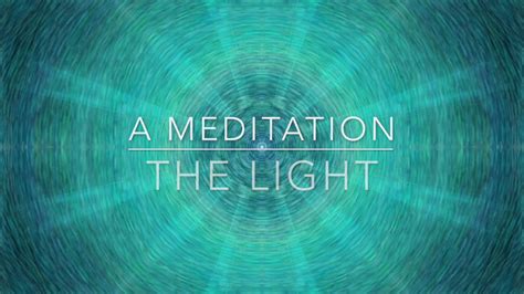 The Divine Meditation Series The Light Youtube