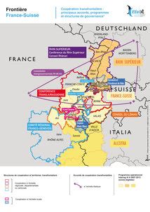 Suisse carte montre la frontière internationale, les limites des cantons avec leurs capitales, la capitale nationale et la carte de la suisse indique l'emplacement géographique précis du pays. espaces-transfrontaliers.org: Cartes