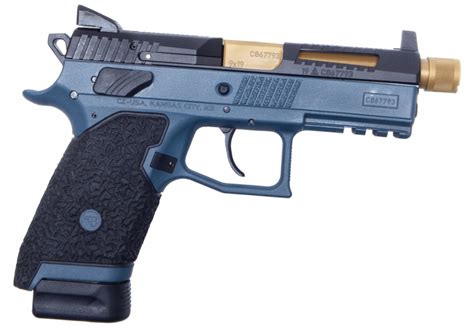 Danger Close Armament Cz P 07 Signature Pistol Blue Titaniumtin