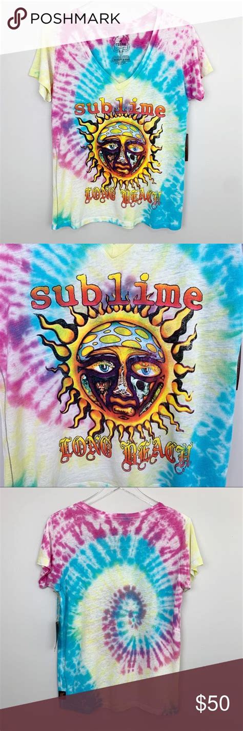 Trunk Ltd Sublime Graphic Band Tee Tie Dye New Graphic Band Tees