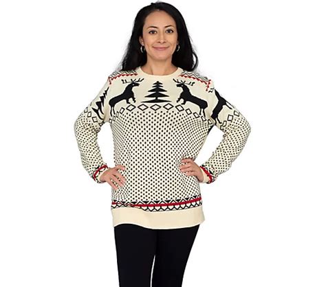Ugly Sweater Company Beige Reindeer Sweatshirt