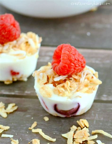Granola Berry Frozen Yogurt Bites Creations By Kara