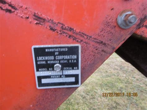 Case 960 Combine Builders Plate And Serial Number Case Serial Farm