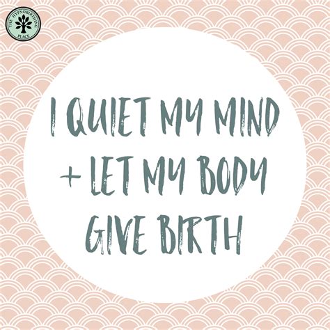 Positive Birth Affirmations — The Hypnobirthing Place