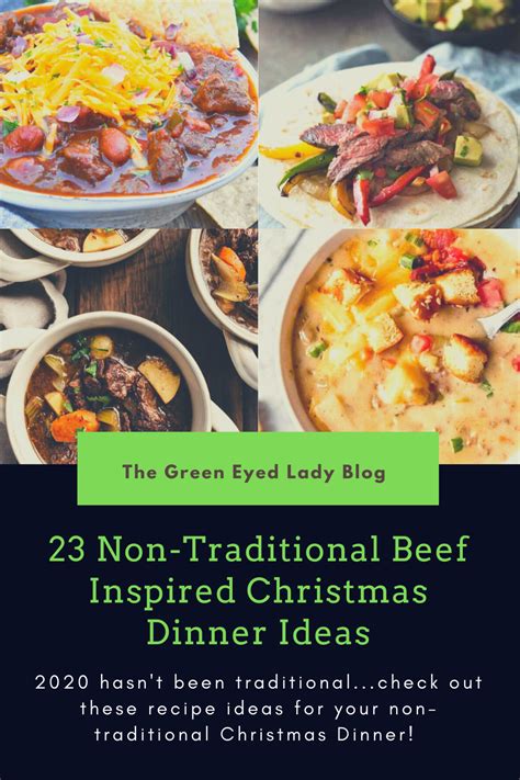 Christmas dinner is usually eaten at midday or early afternoon. 23 Non-Traditional Beef Inspired Christmas Dinners (1 ...