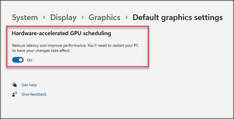 Enable Hardware Accelerated Gpu Scheduling In Windows 11