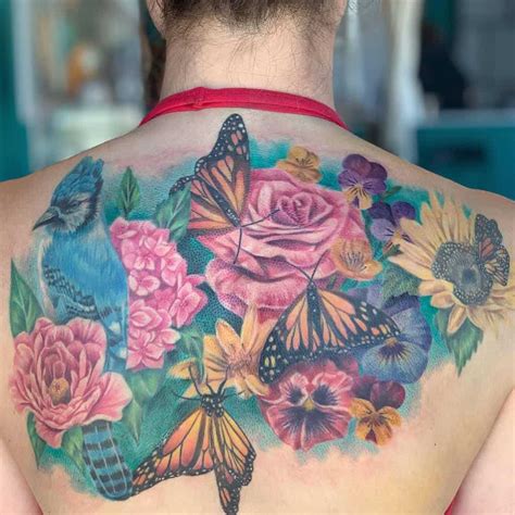 Discover 71 Butterfly Back Shoulder Tattoo Incdgdbentre