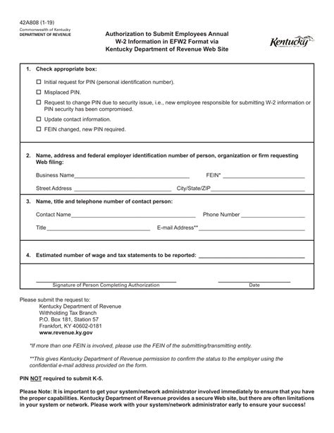 Form 42a808 Download Printable Pdf Or Fill Online Authorization To
