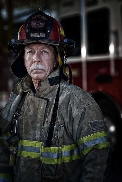 First Responders On Behance Fireman Firefighter Work Confidence
