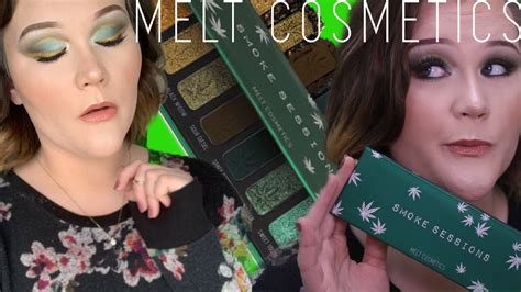 New Melt Cosmetics Smoke Sessions Palette Try On Swatches And Review